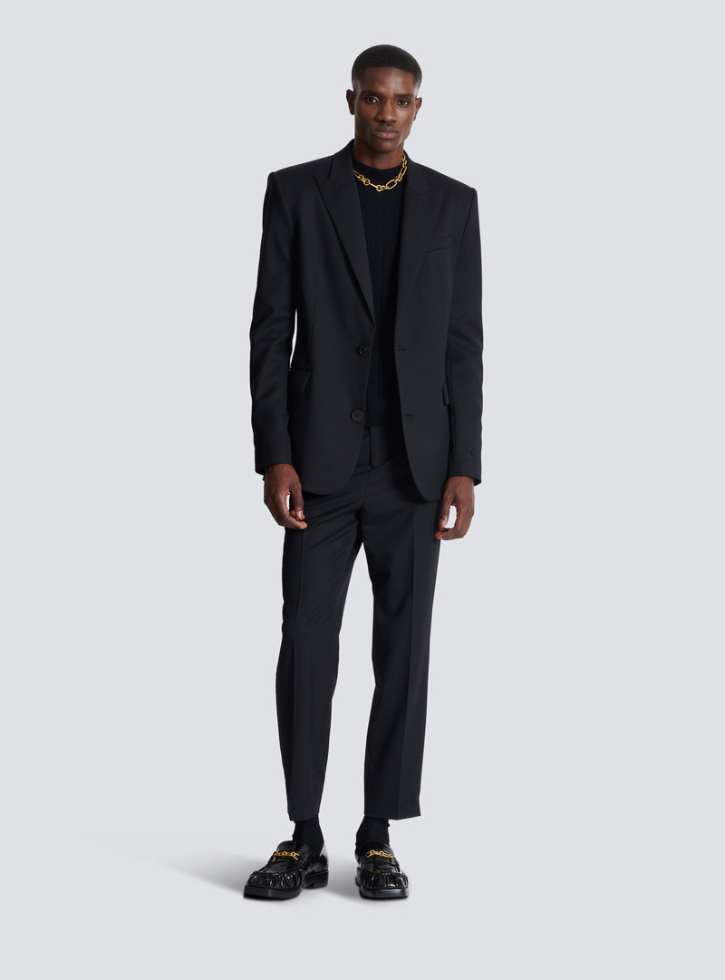 Balmain Silk and cotton knit PB jumper outlook