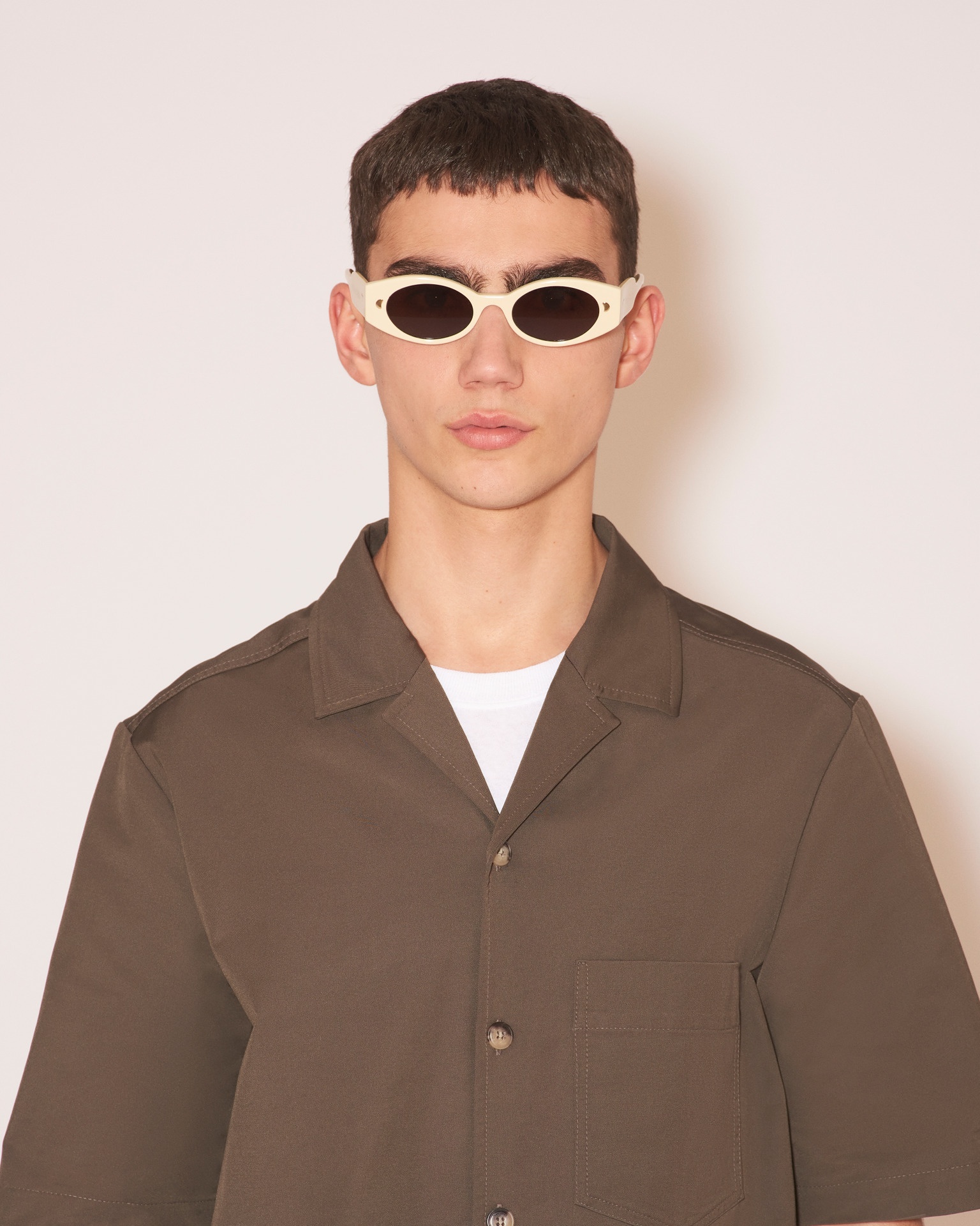 MILLIE - Bio-plastic slim sunglasses - Shell - 5