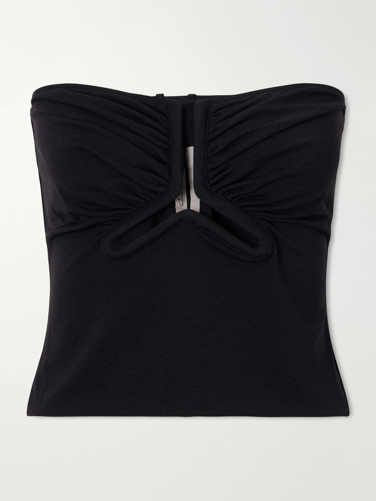 Alannah Strapless Cut-out Stretch-jersey Top - 1