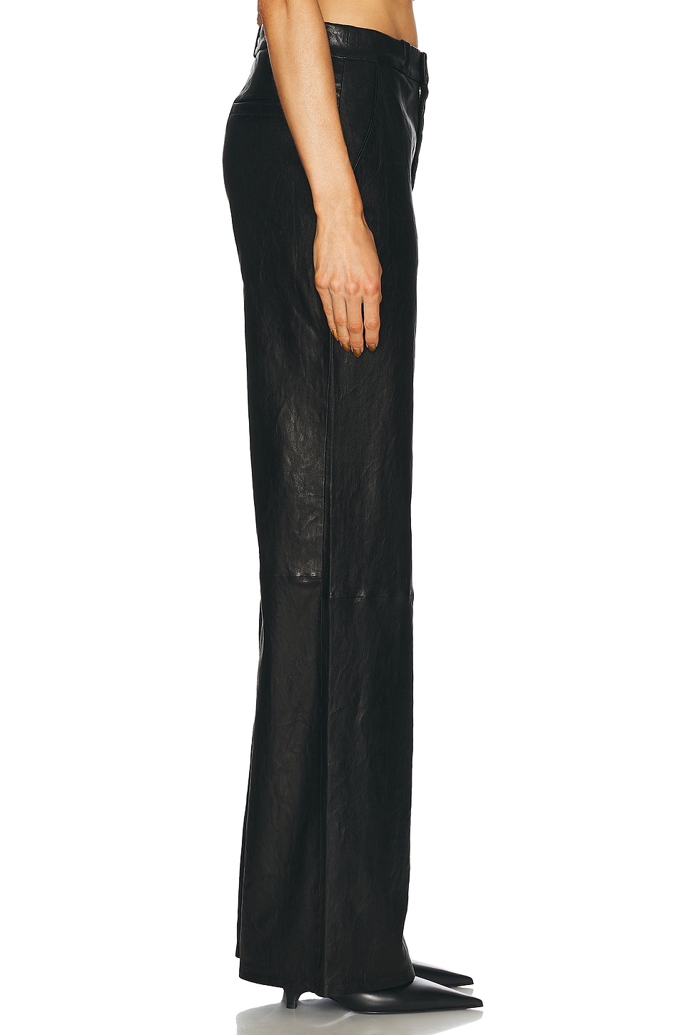 Relaxed Leather Trouser - 3