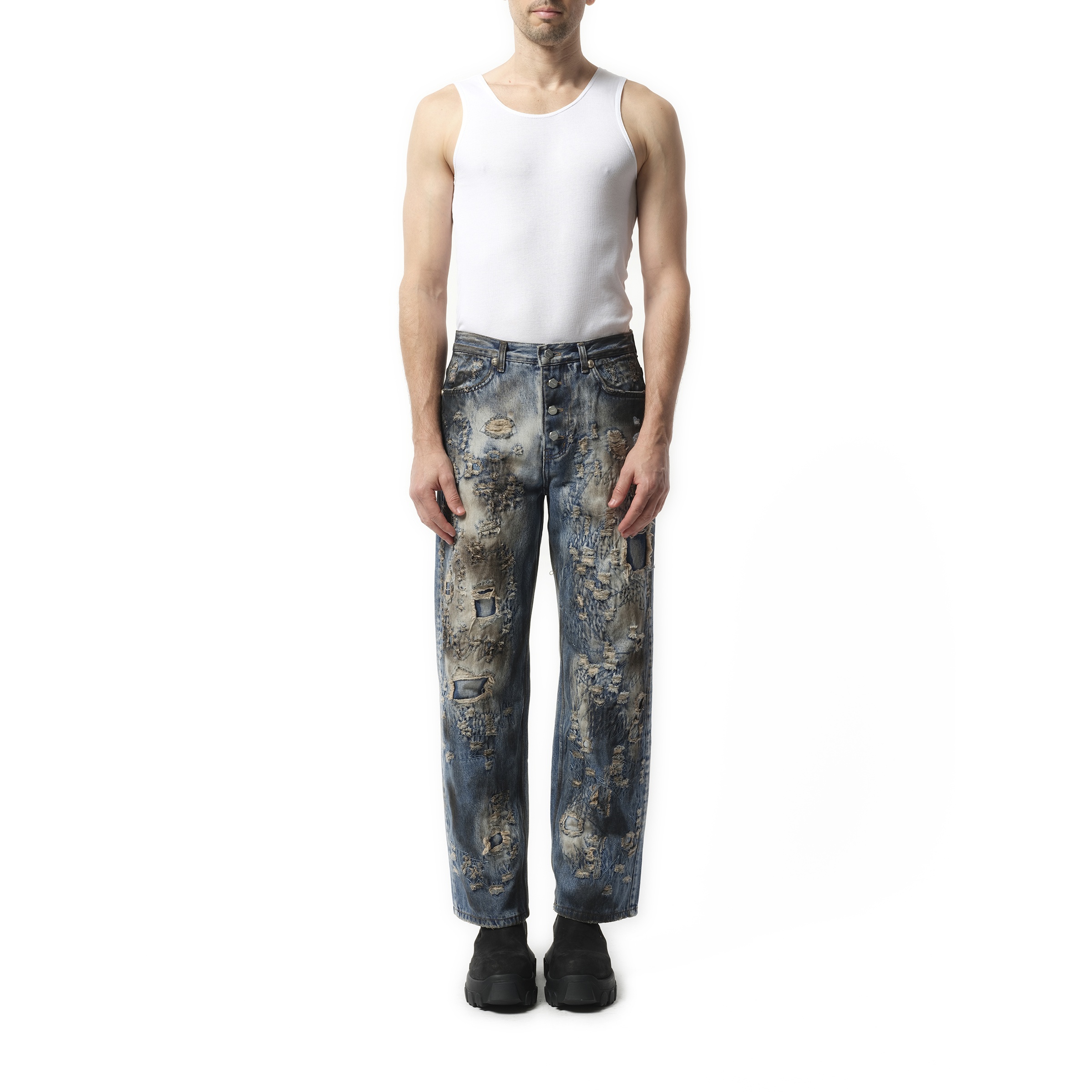 Combat Casualty Care Denim Pants in Blue - 4