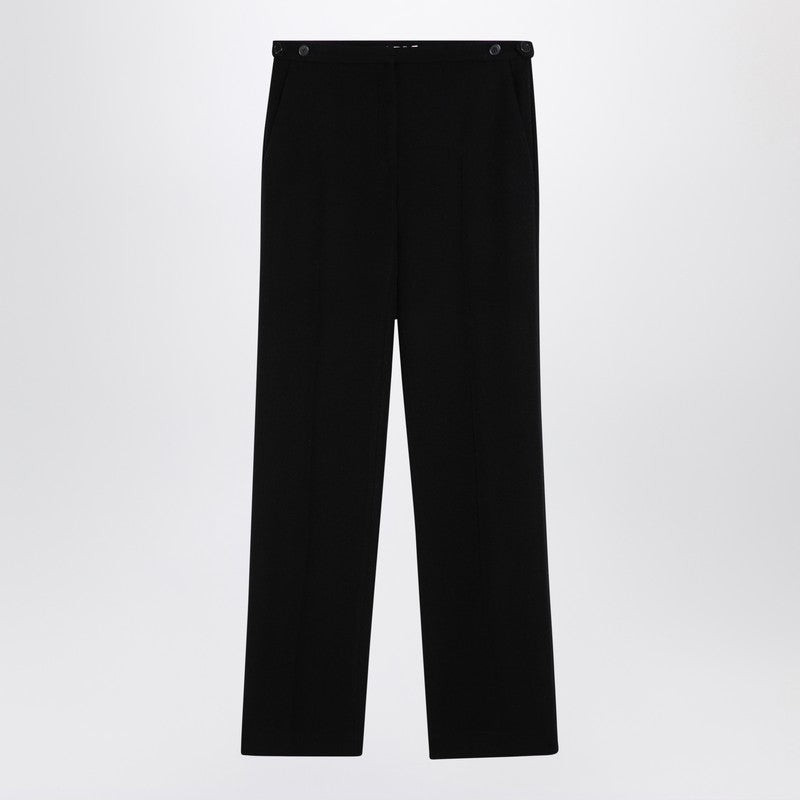 The Row BLACK WOOL TROUSERS outlook