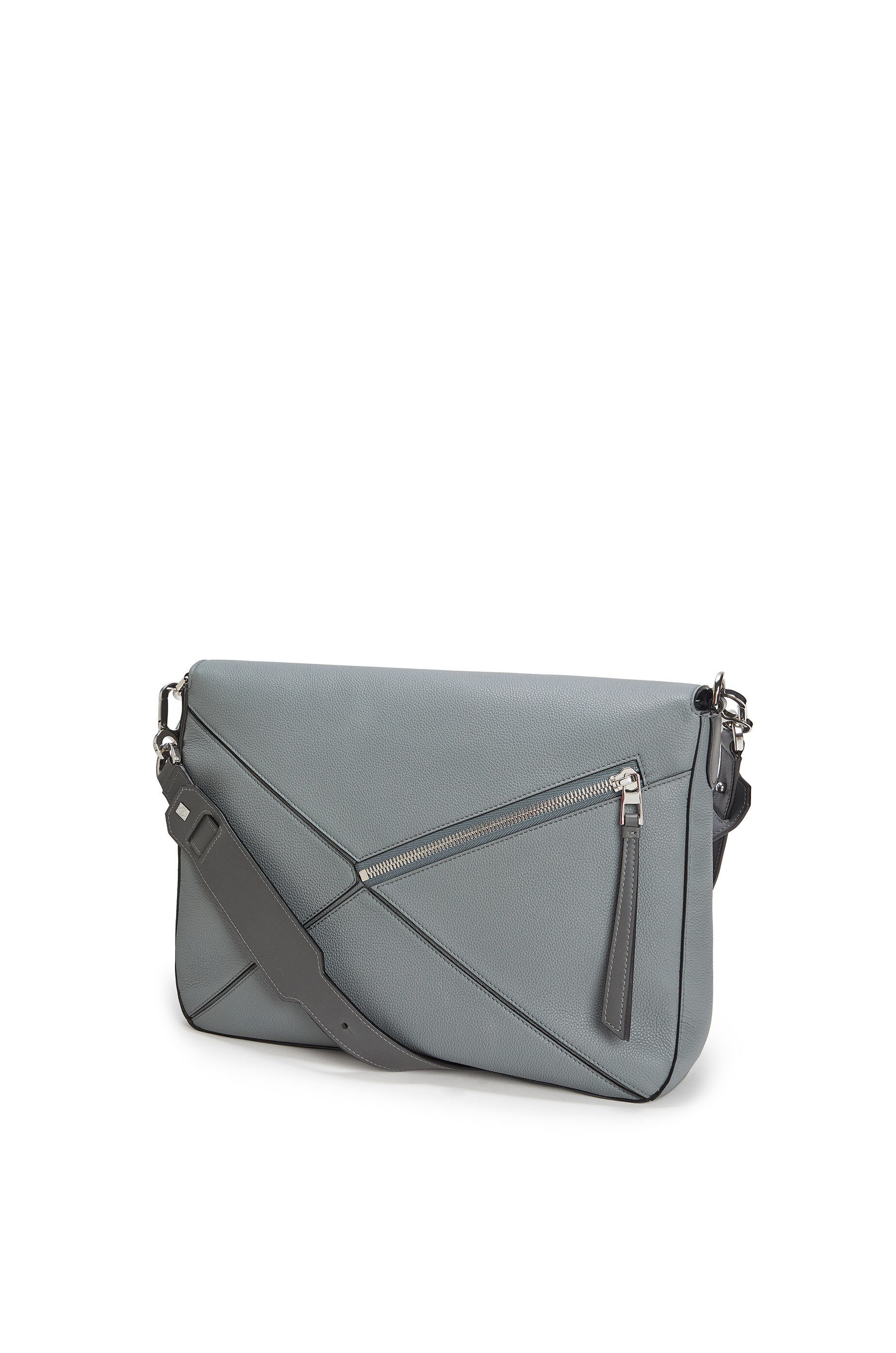 Puzzle Messenger bag in soft grained calfskin - 10