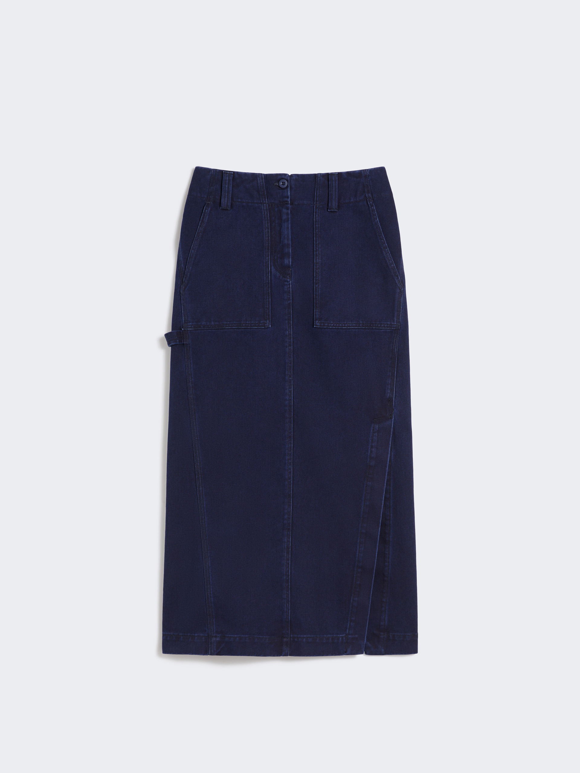 VALIKA Long denim skirt - 1