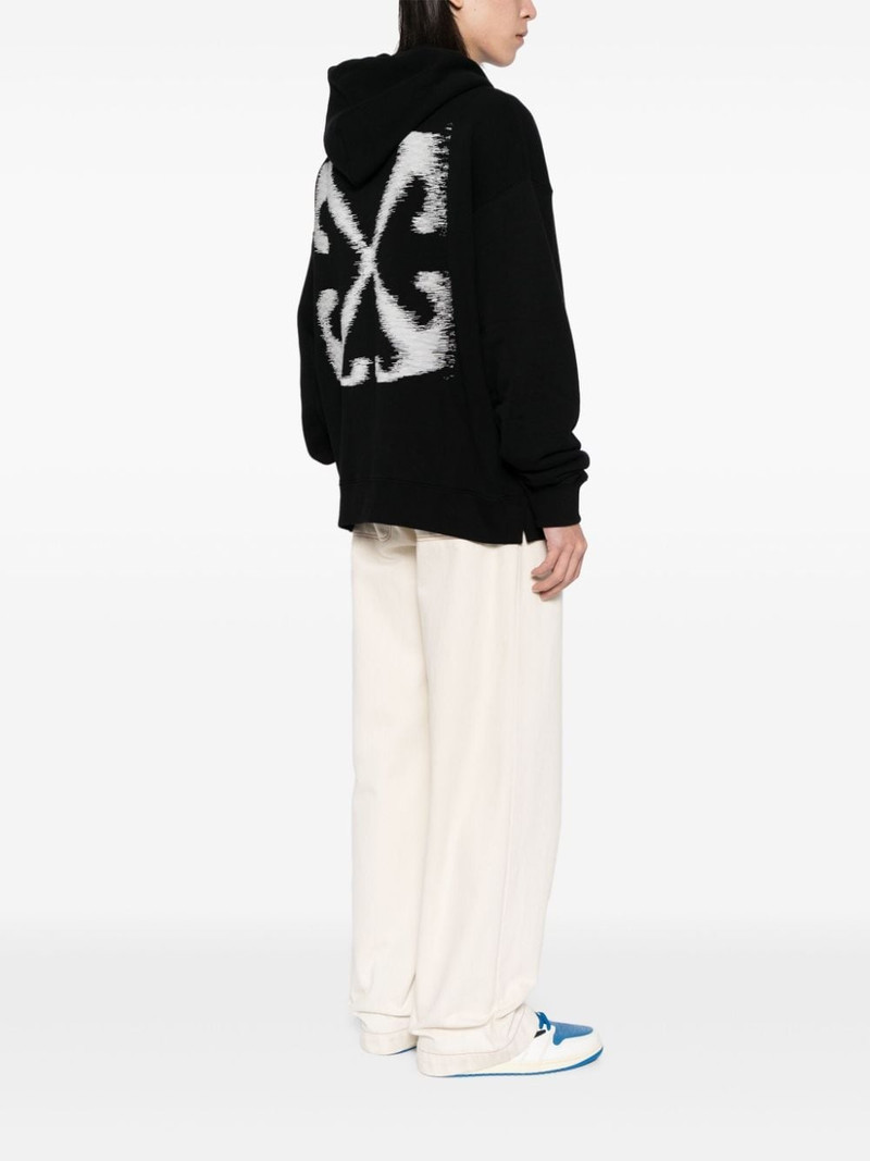 Off-White graphic print hooded jackets outlook