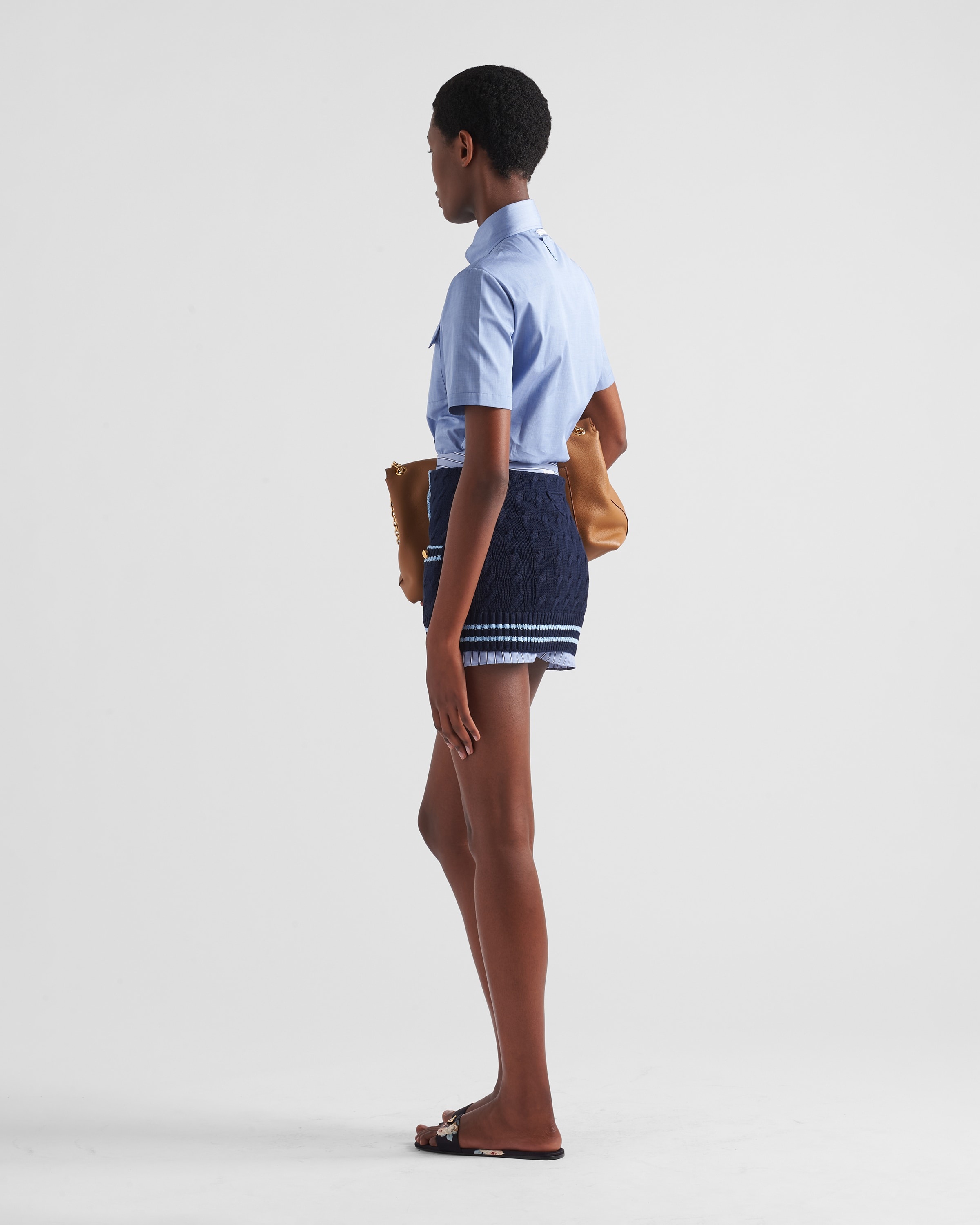 Cotton miniskirt - 5