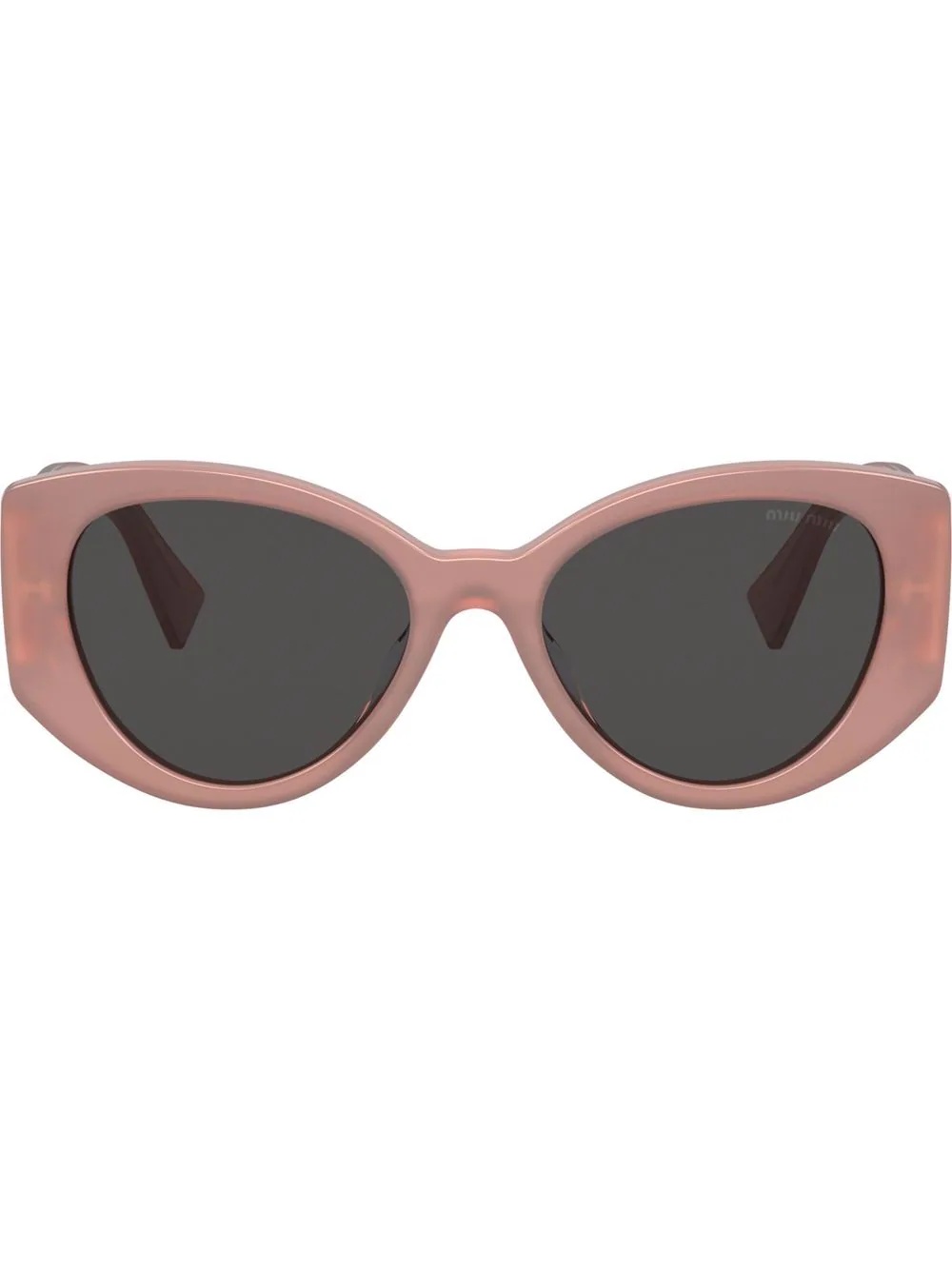 tinted oversize-frame sunglasses - 1