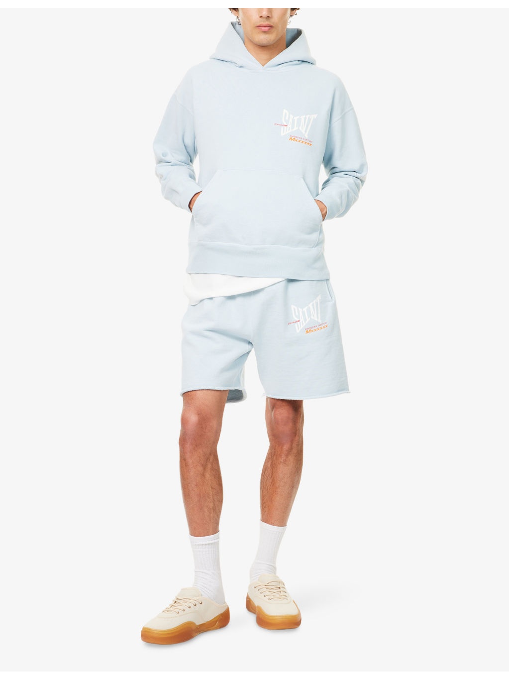 Logo Graphic-Print Cotton Hoody - 2