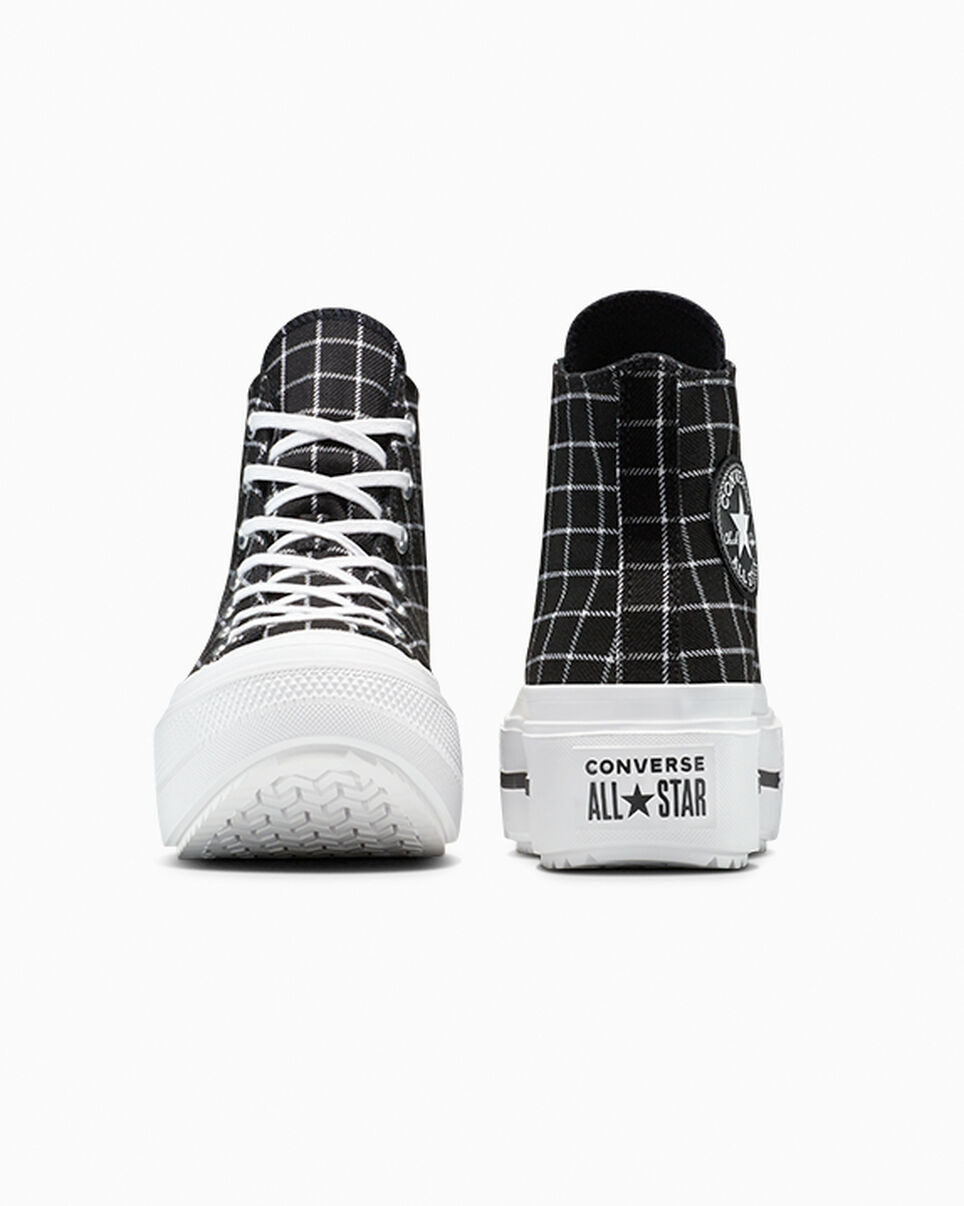 Chuck Taylor All Star Lift Double Stack Platform Plaid - 8