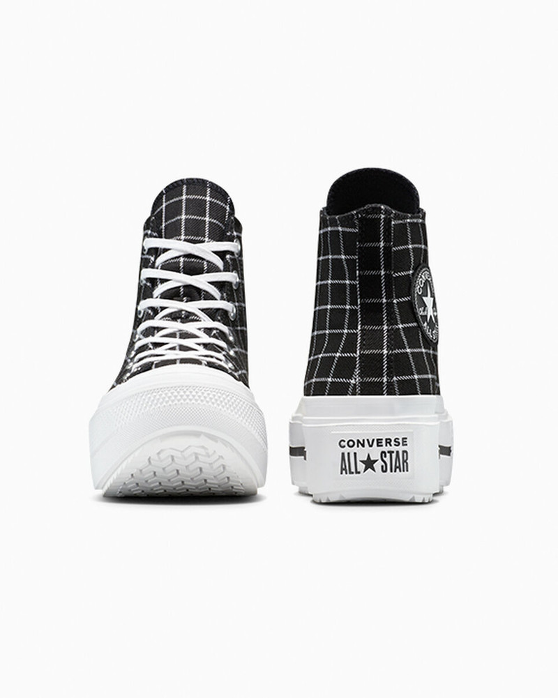 Chuck Taylor All Star Lift Double Stack Platform Plaid 8