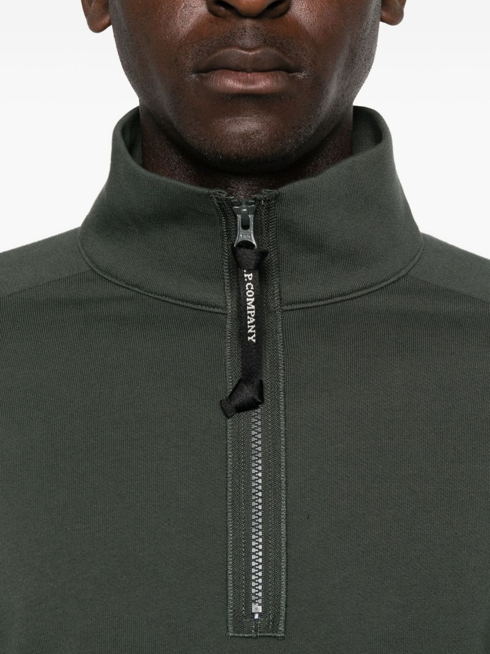 high half-zip neck sweatshirt - 5