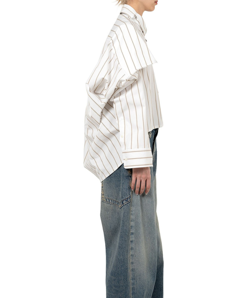 Asymmetric Stripe Shirt 7