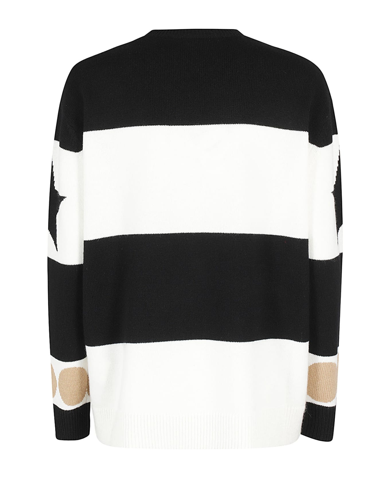 Star Patterned Crewneck Jumper - 2