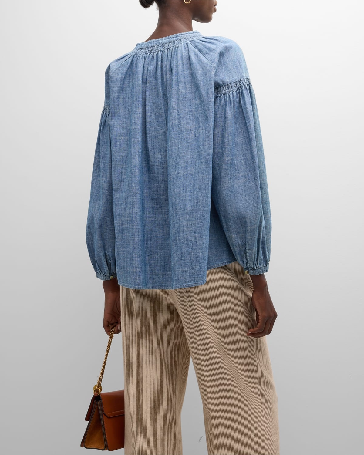 Nipoa Cotton Chambray Shirt - 6