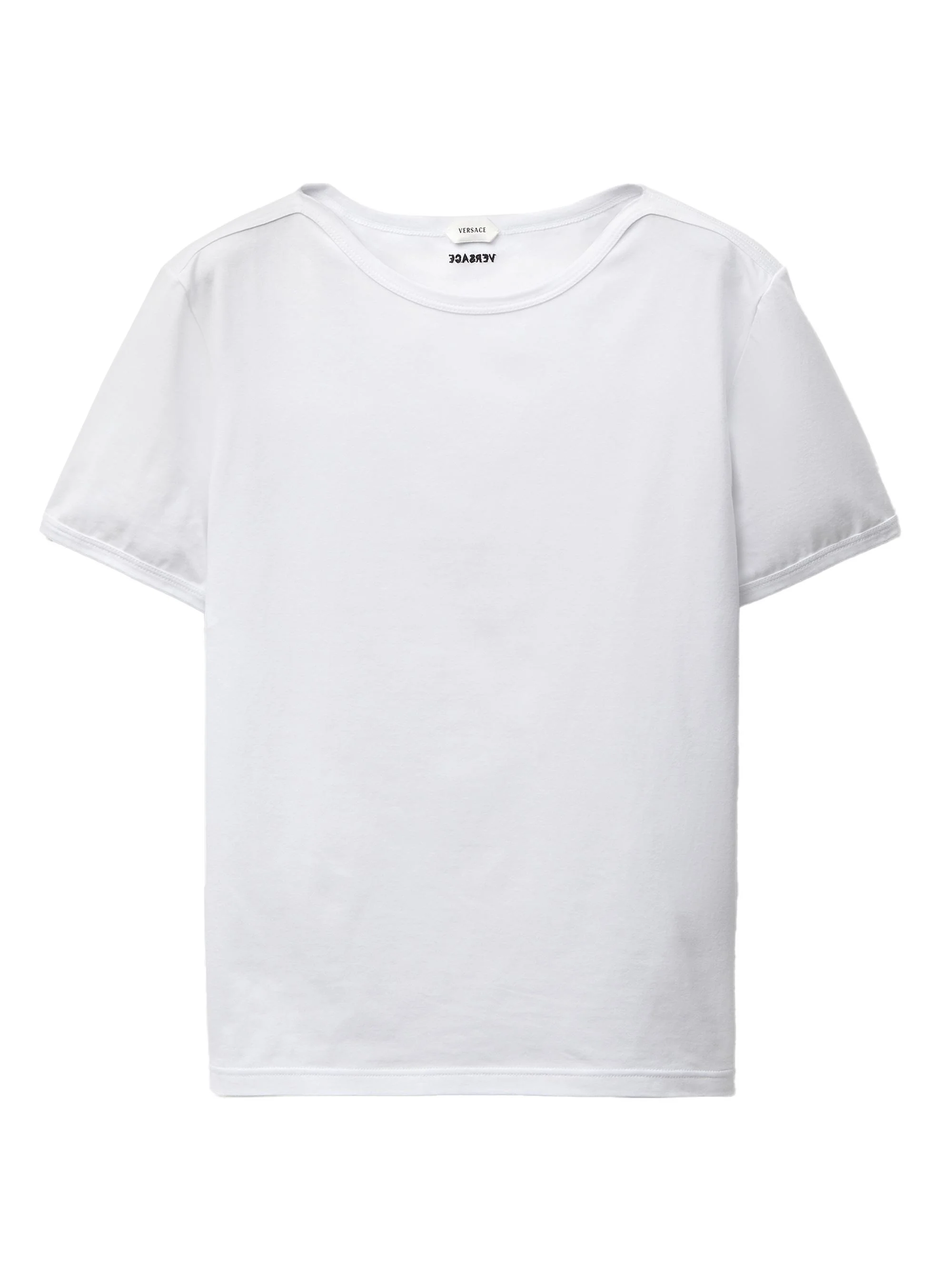 Men's Short-Sleeve Cotton Jersey T-Shirt - Optical White - 1