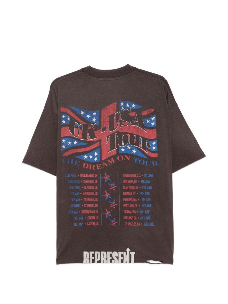 REPRESENT Dream On Tour dog-graphic T-shirt outlook