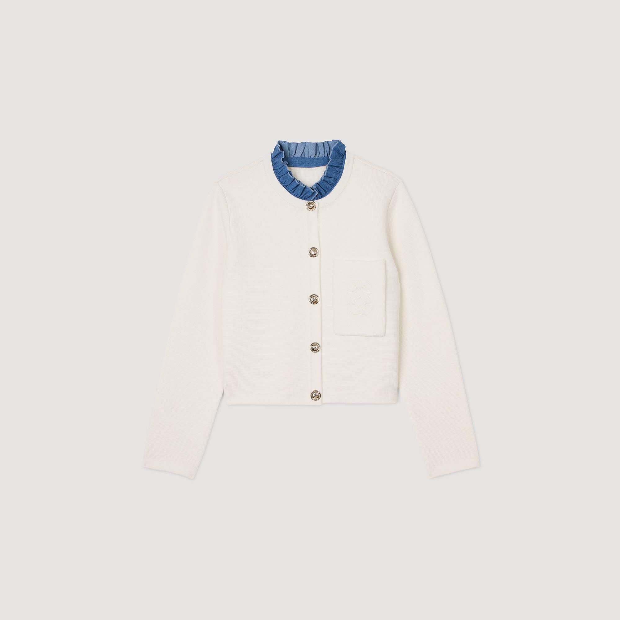 HIGH-NECK CARDIGAN - 6