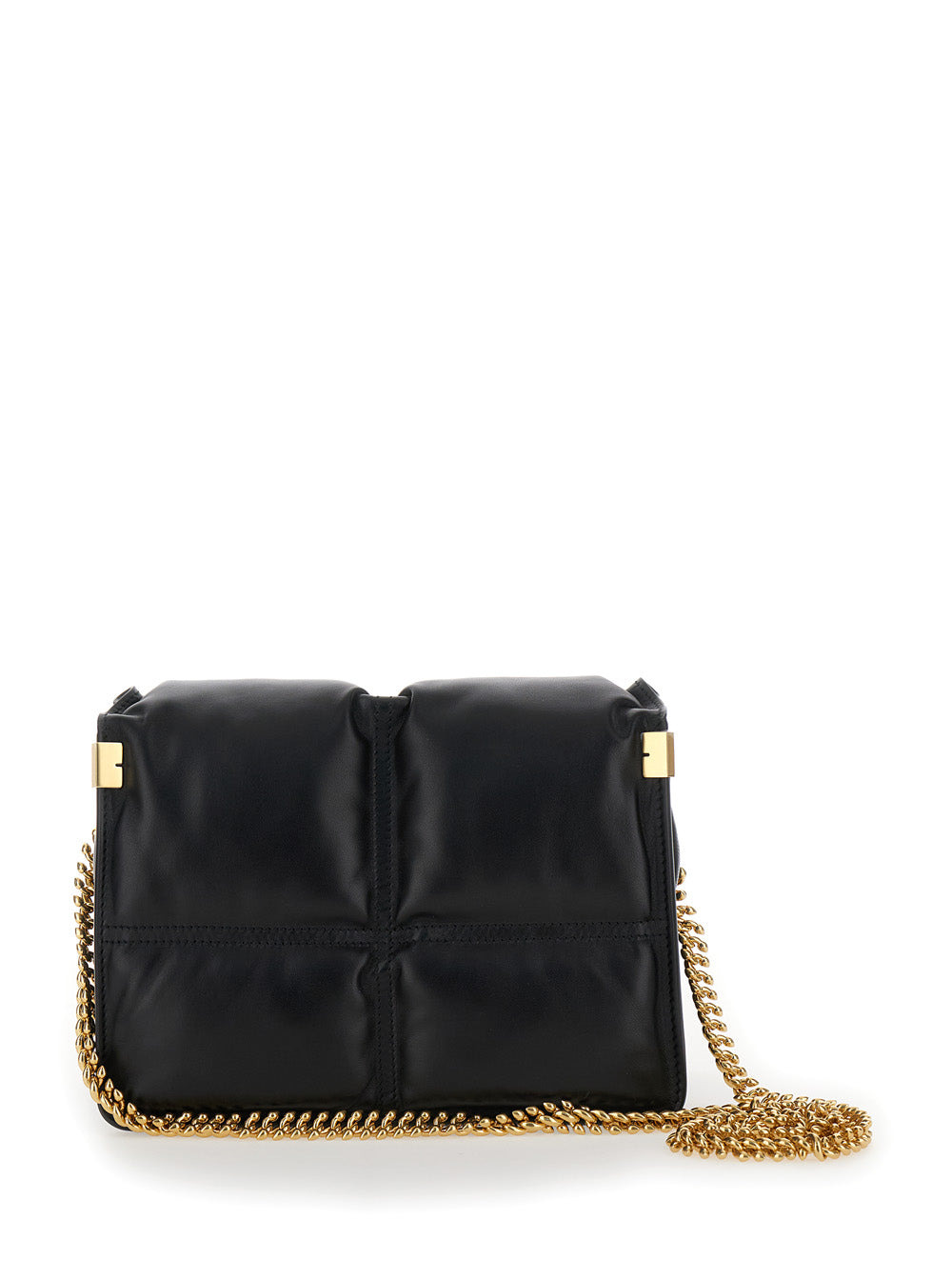 Burberry Women 'Snip' Black Shoulder Bag In Quilted Leather Woman - 4