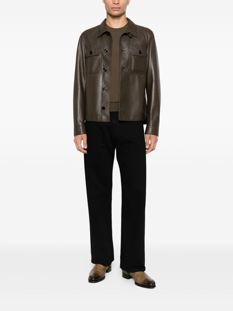 TOM FORD wool crew-neck top outlook