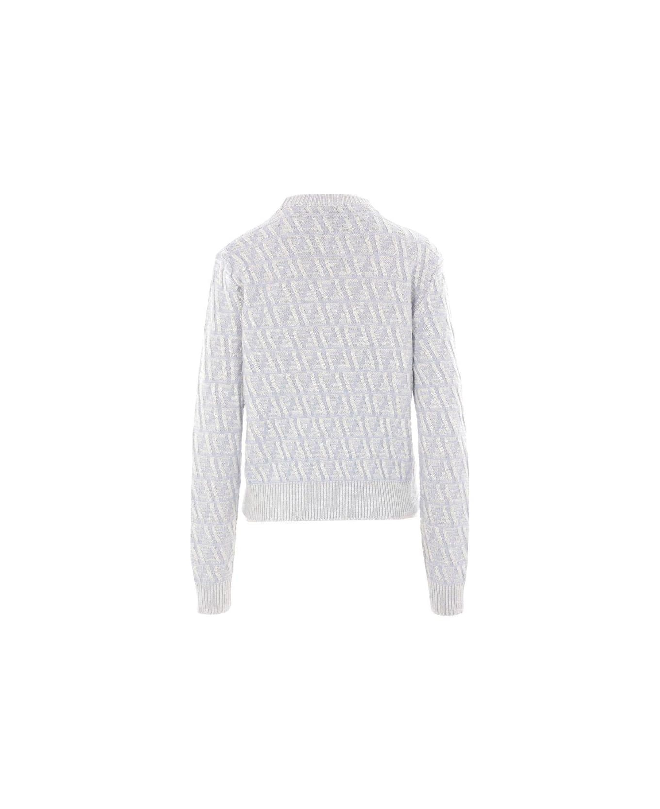Monogrammed Crewneck Knitted Jumper - 2