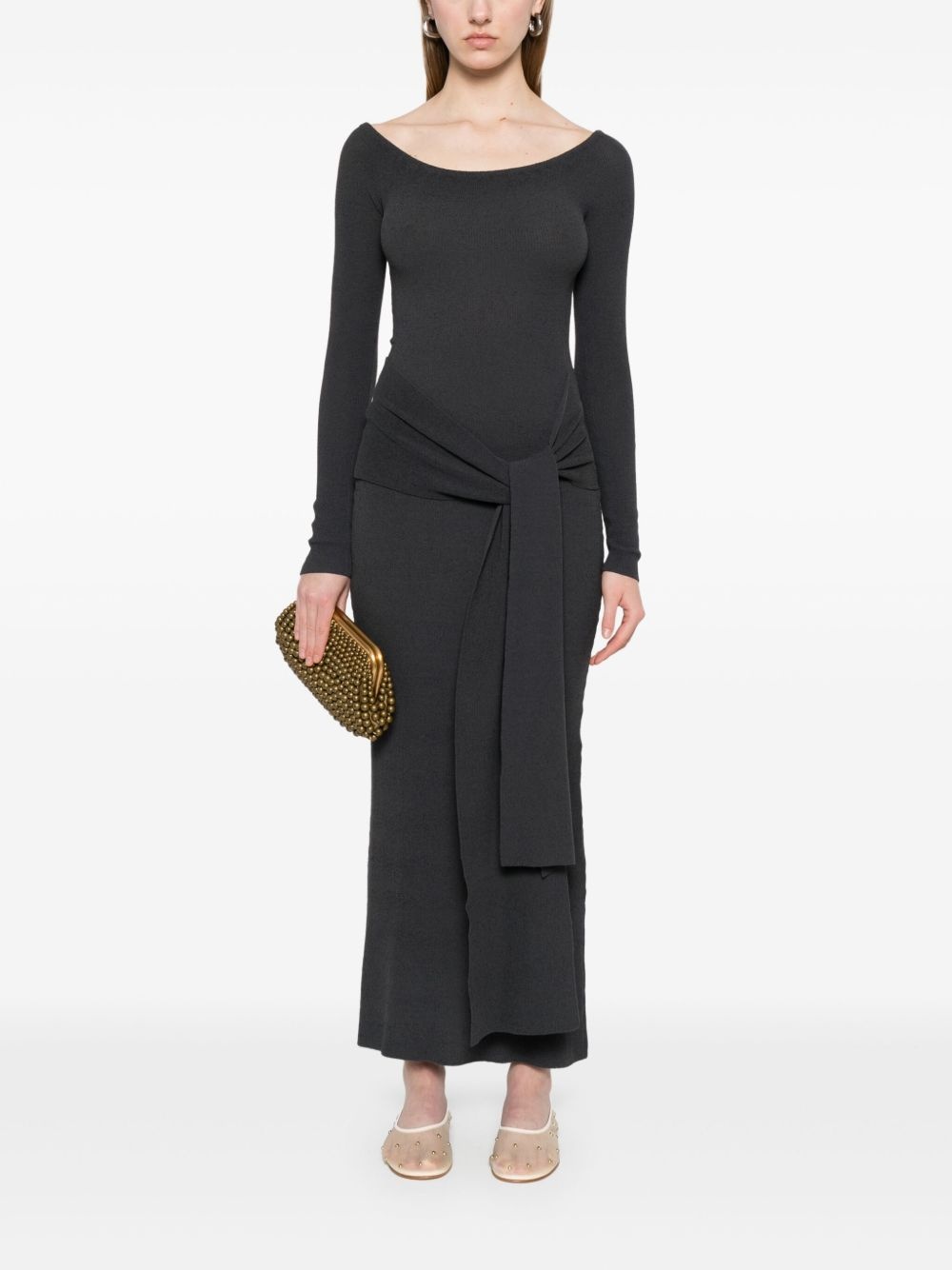 knitted maxi dress - 2