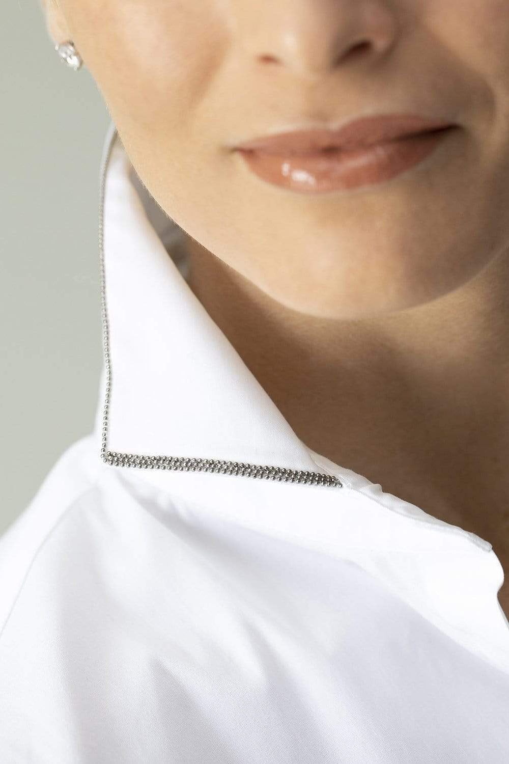 Monili Collar Poplin Shirt - 2
