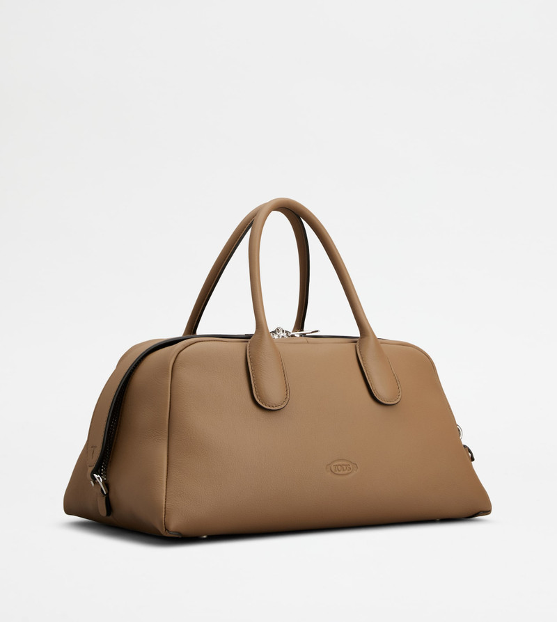 TOD'S DARSENA IN LEATHER MEDIUM - BROWN 3