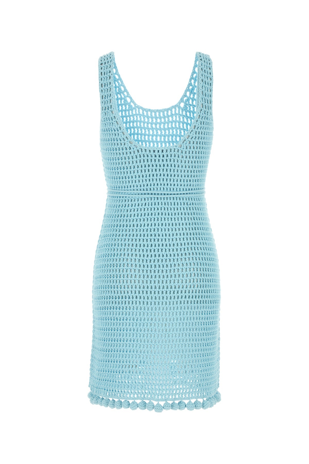 Light blue crochet dress - 2