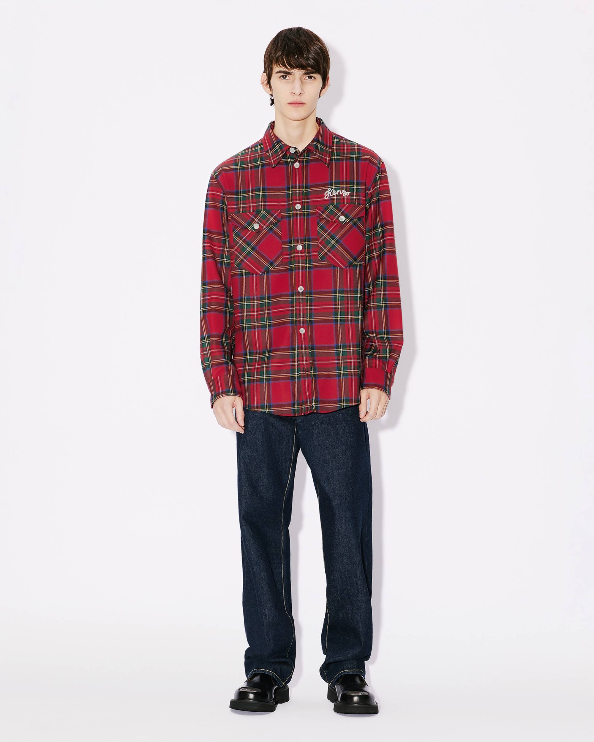 Checked military jacket - 5
