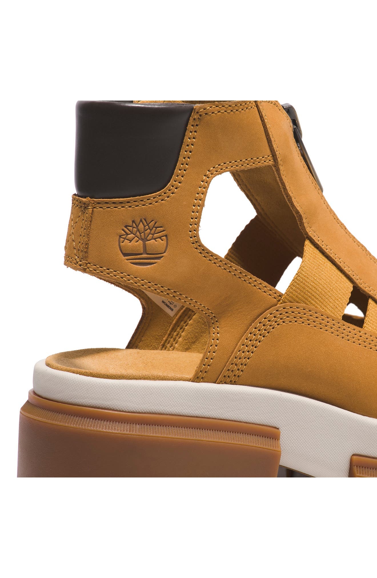 Timberland Everleigh Gladiator Sandal in Wheat Nubuck at Nordstrom - 6