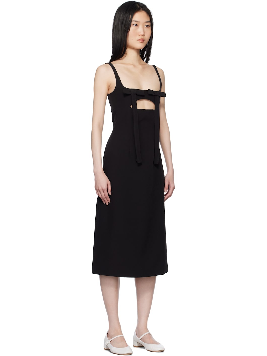 Black Machu Midi Dress - 2