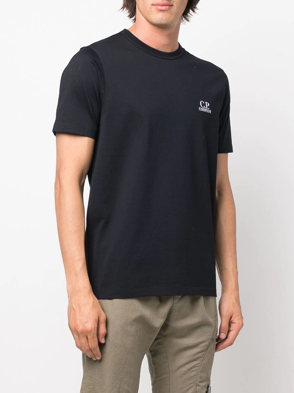 logo-print cotton T-shirt - 3