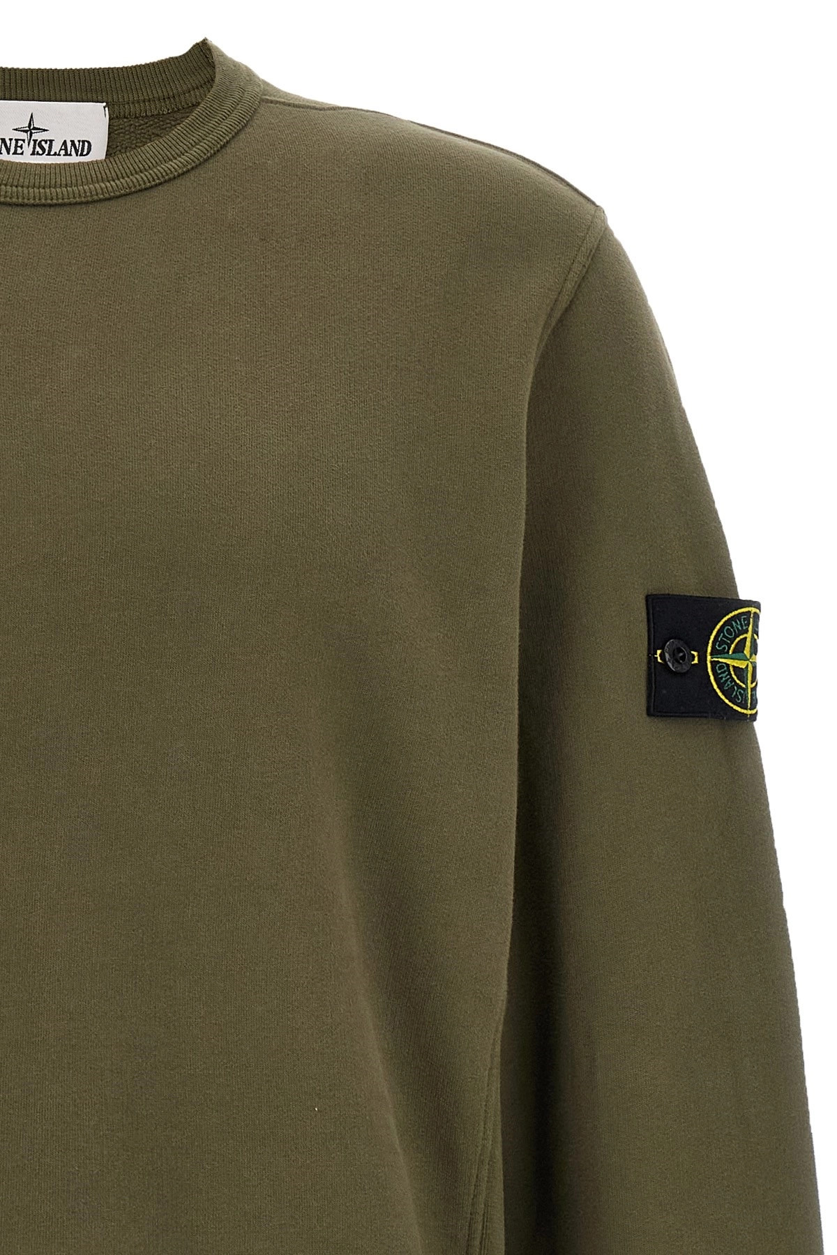 Logo badge cotton sweatshirt - 3