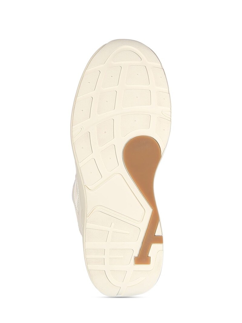 Ami faux leather sneakers - 4