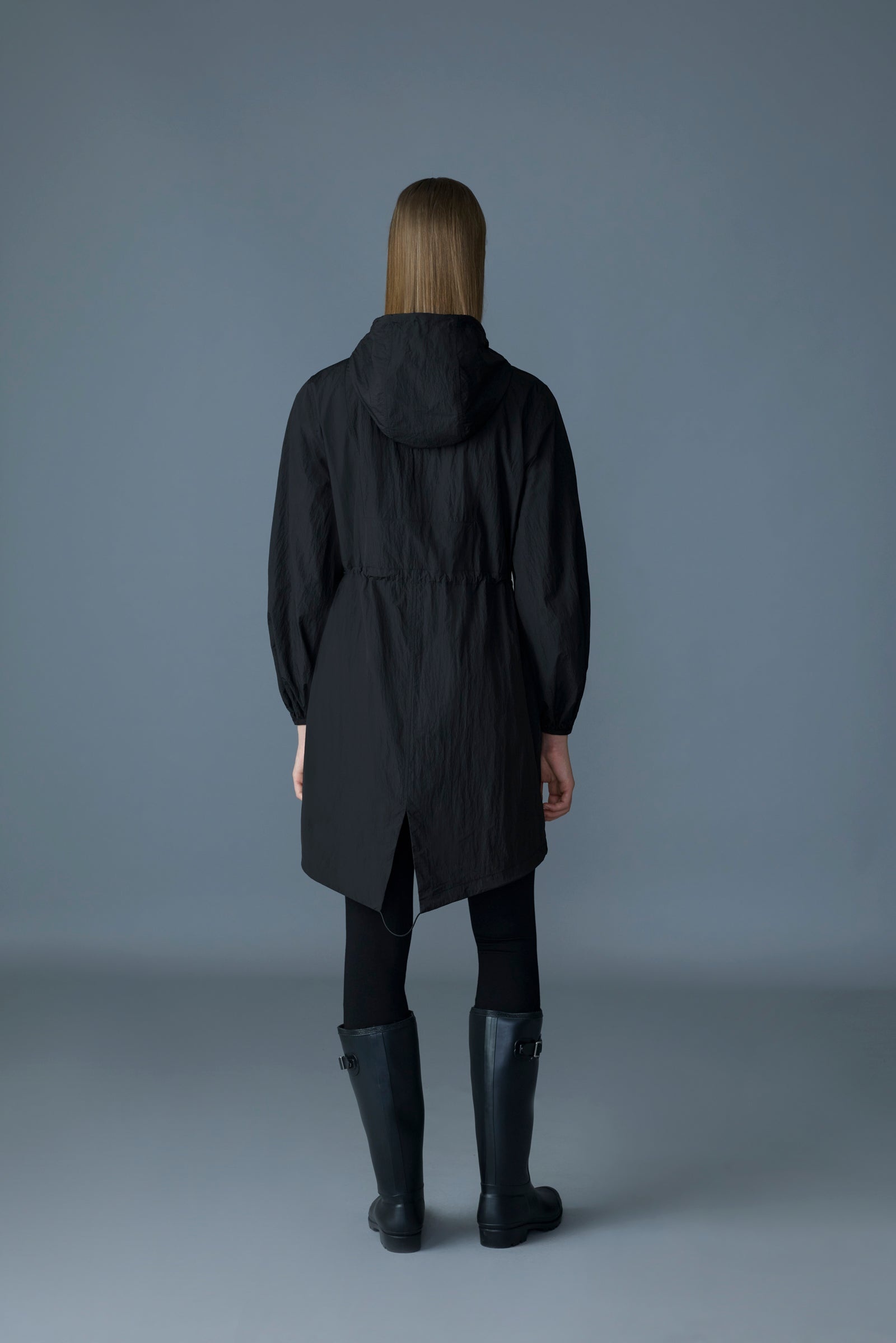 ALYSTER Packable Long rain Jacket - 4
