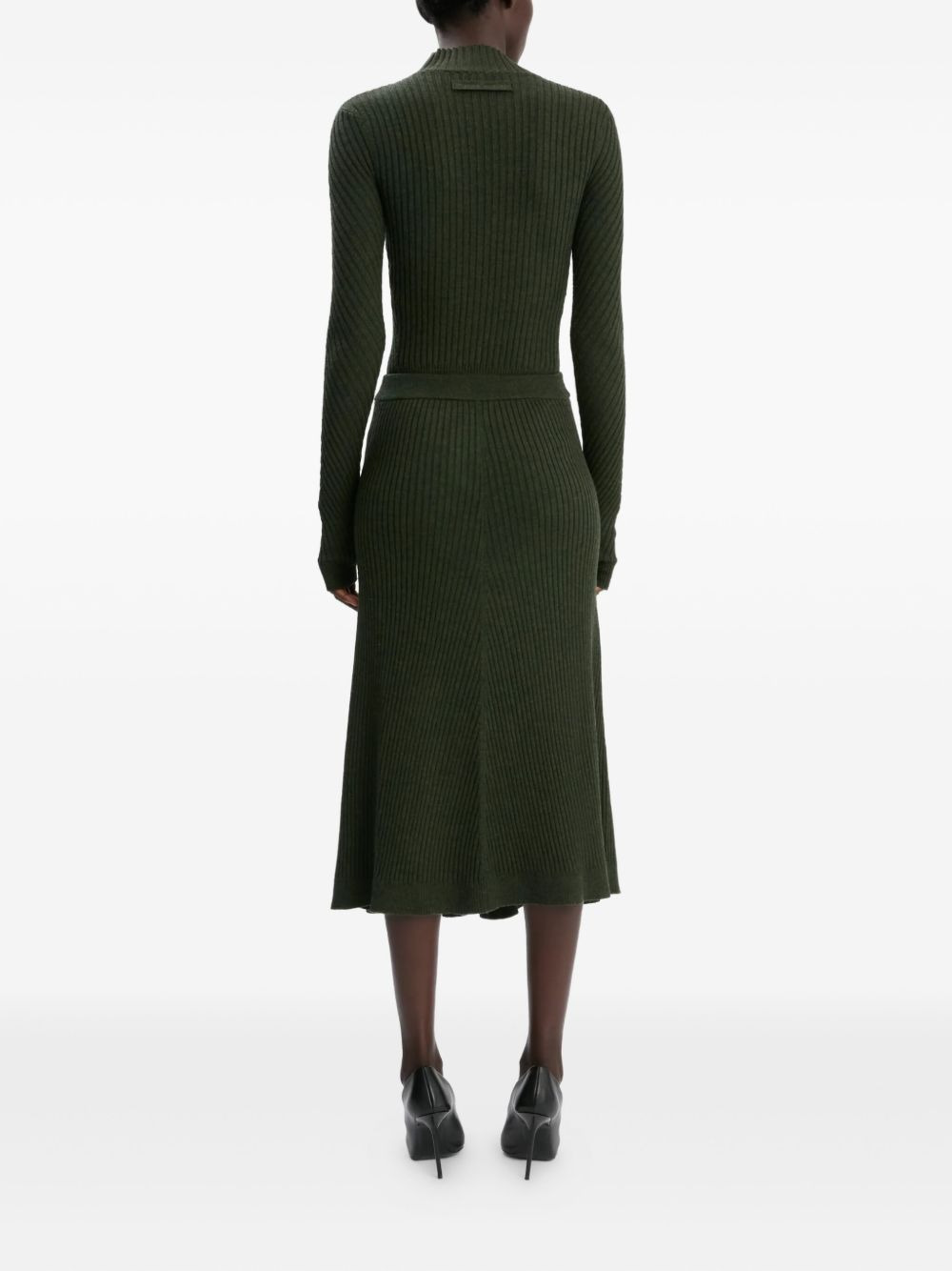 ribbed high-neck sweater - 4