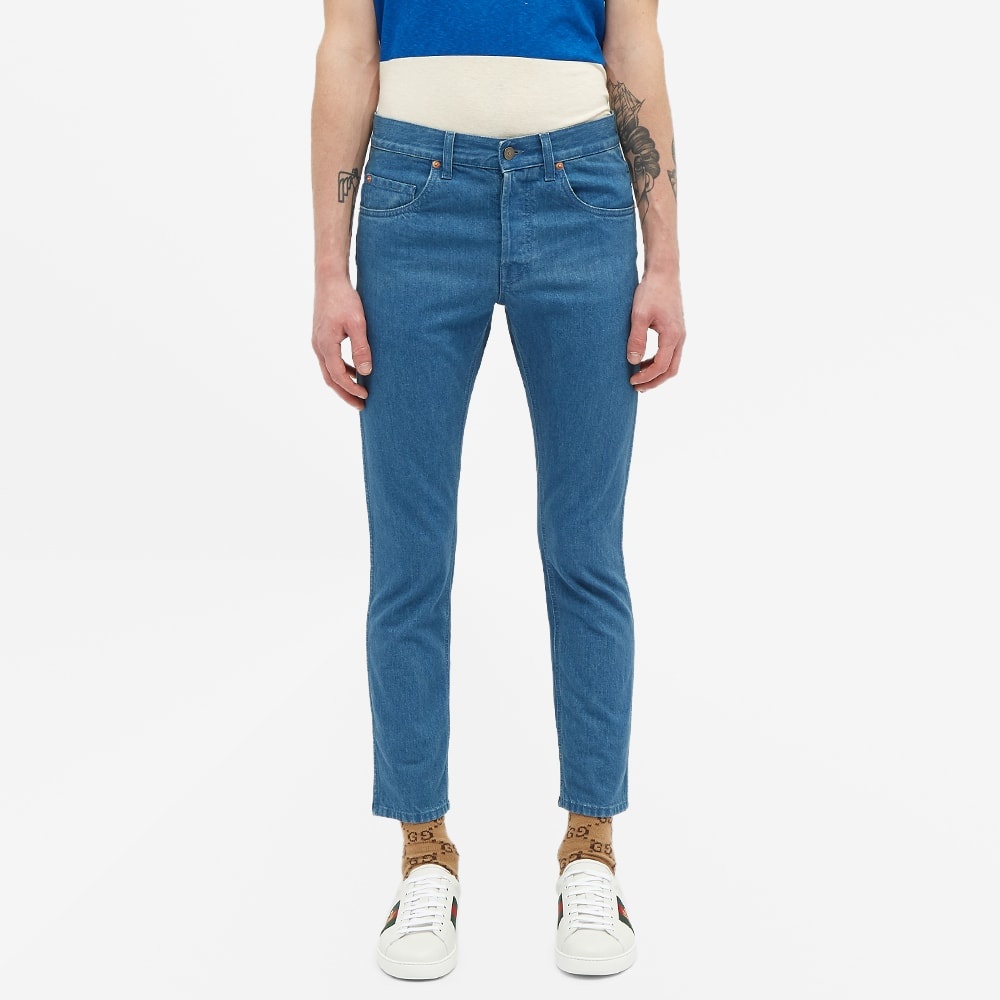 Gucci Light Wash Jean - 4