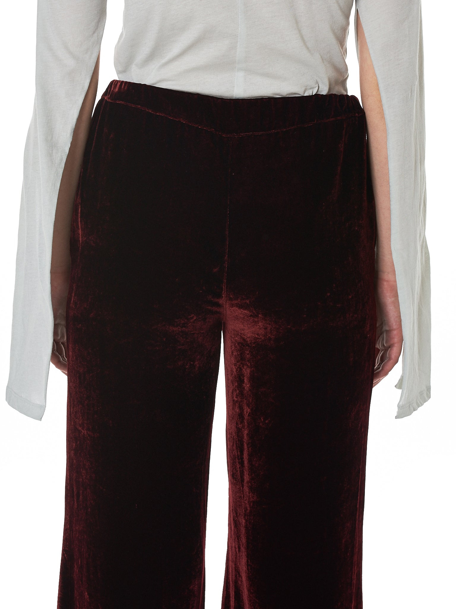 Velvet Palazzo Trousers - 6