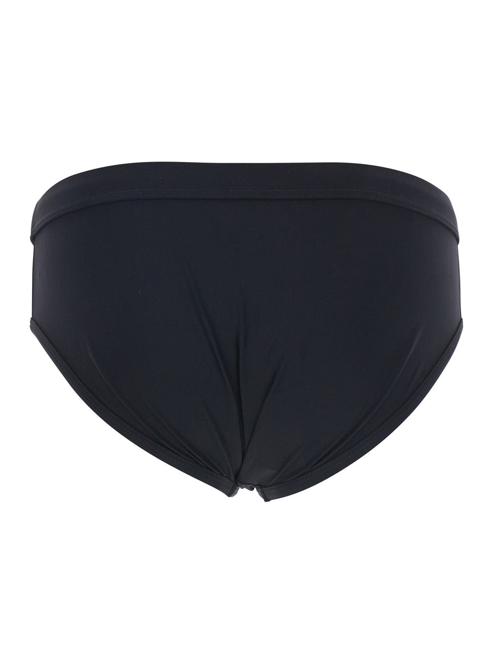 Dolce & Gabbana Men Black Swimwear With Logo Drawstring And Logo Tag In Tech Fabric Man - 2