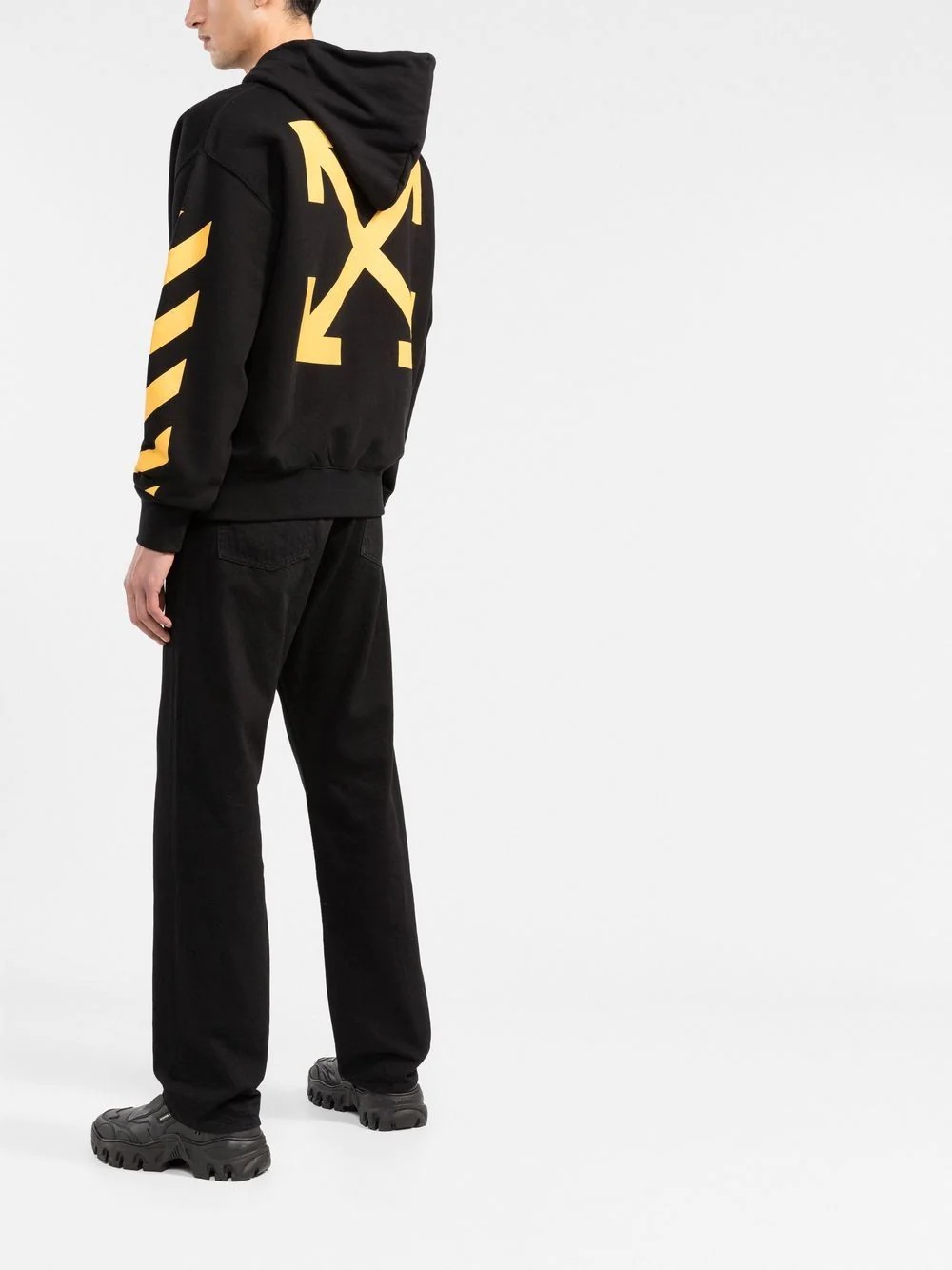 Caravaggio-print hoodie - 4