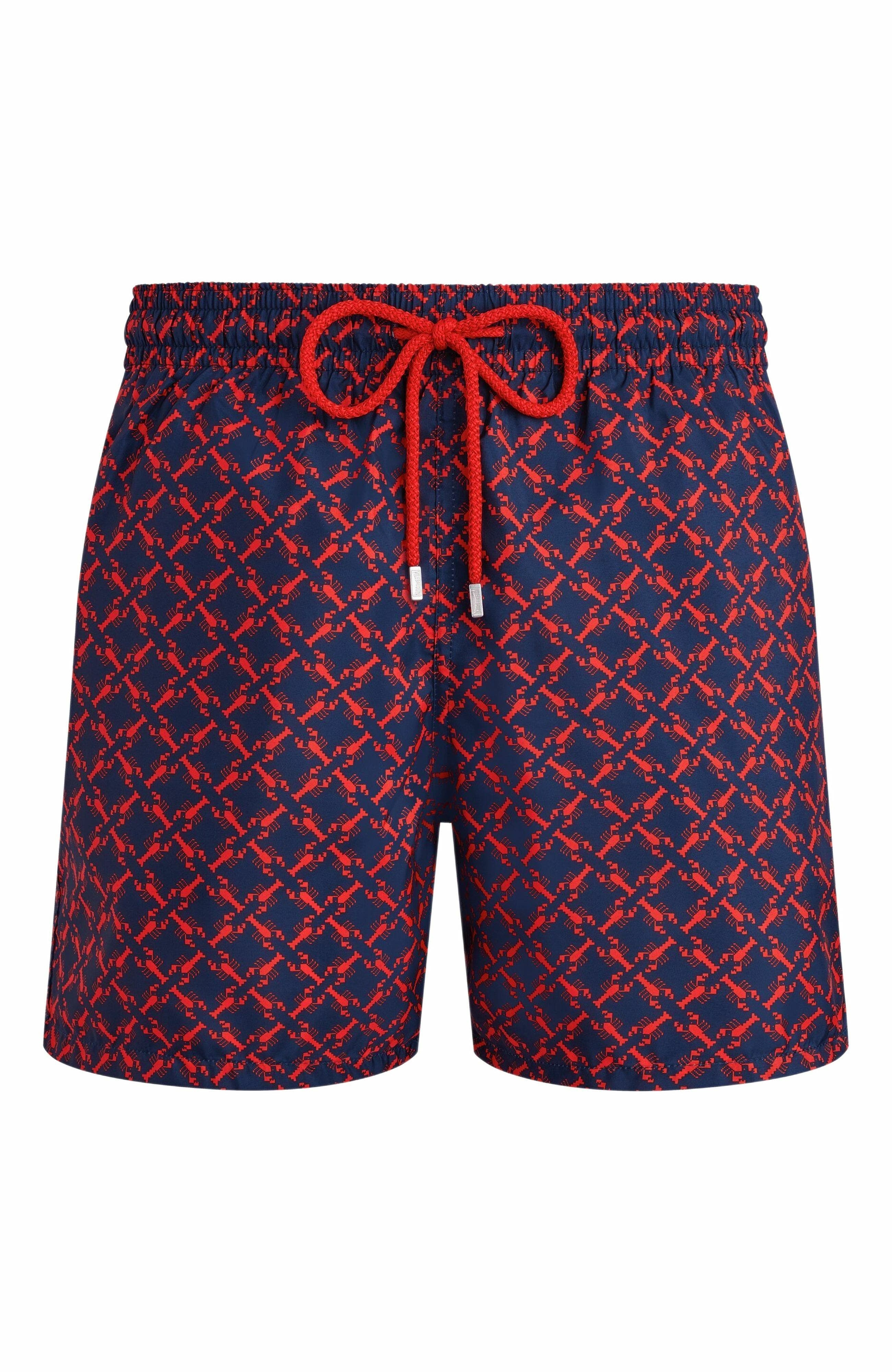 Vilebrequin Men's Crab Ballons Ultra-Light and Packable Swim Shorts in Bleu Marine at Nordstrom - 2