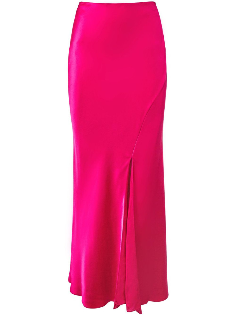 silk midi skirt 1