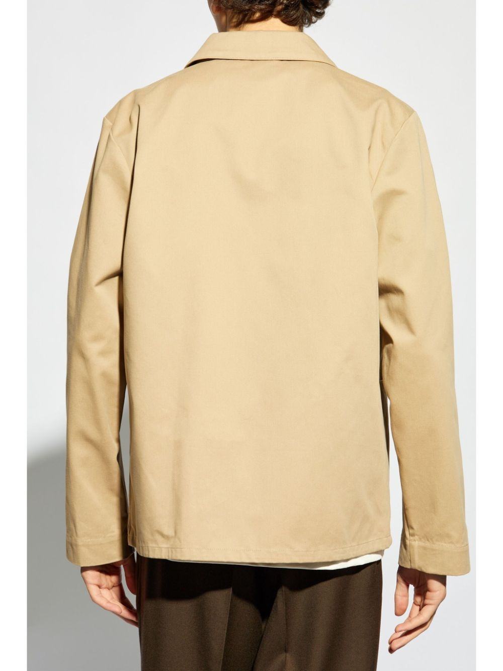 twill cotton shirt jacket - 4