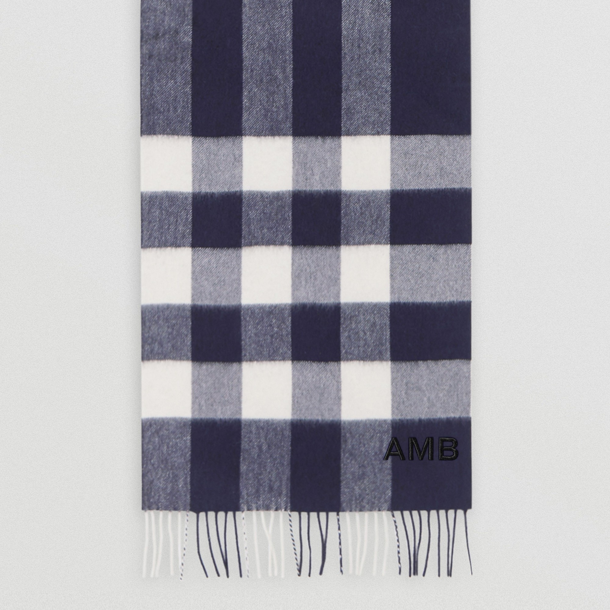 Check Cashmere Scarf - 5