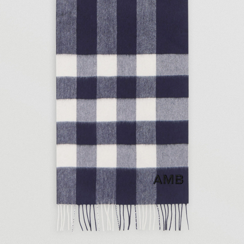 Check Cashmere Scarf 5