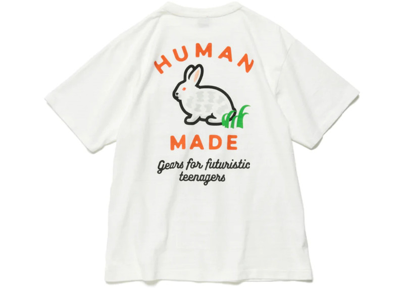 Human Made Human Made Pocket Rabbit #2 T-Shirt White outlook