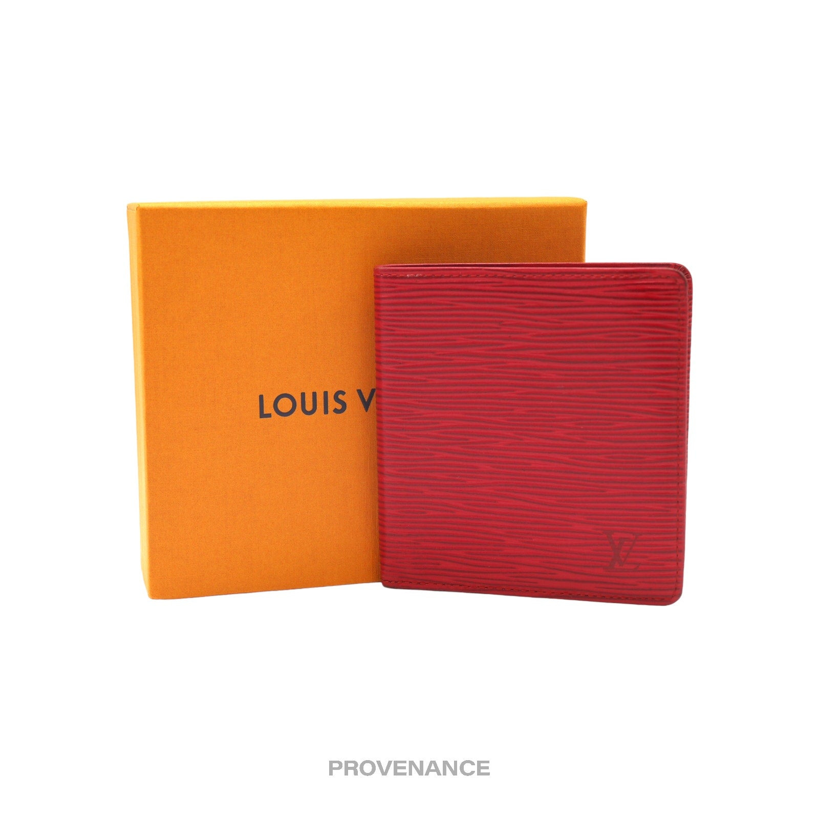 Louis Vuitton 6CC Bifold Wallet - Red Epi Leather - 1