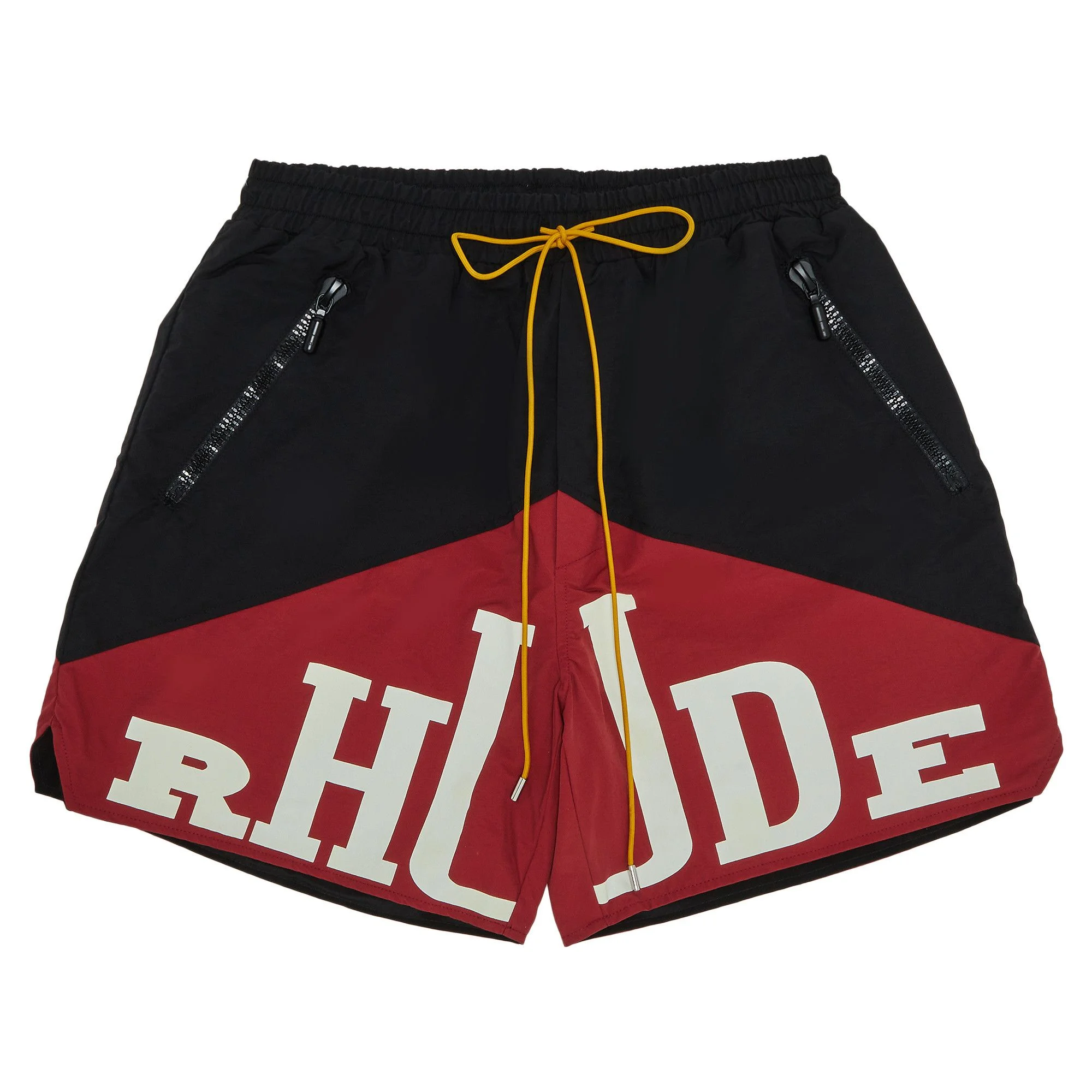 Rhude Yachting Short 'Black/Maroon' - 1