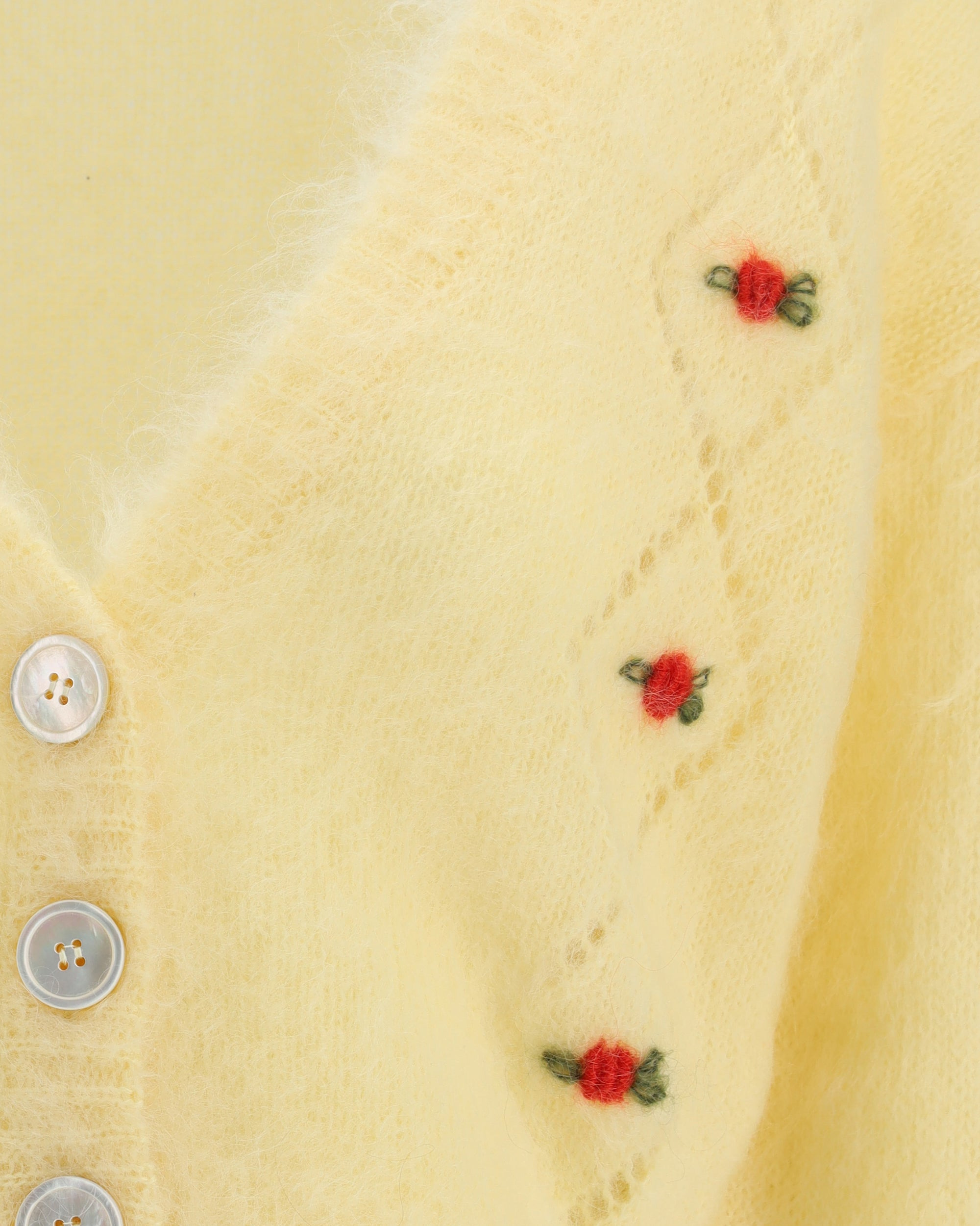 Mohair Cardigan with embroidery - 3