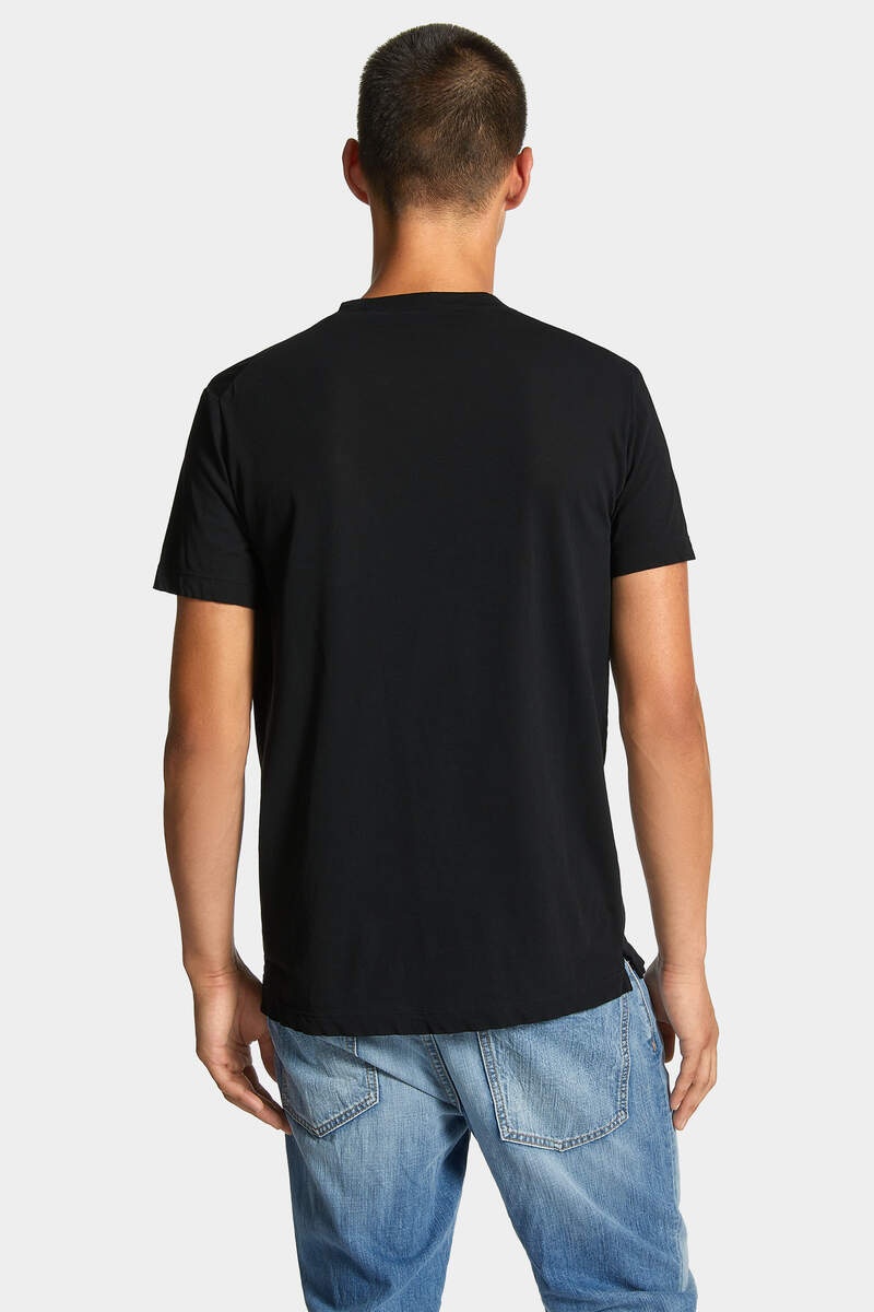 BLACK PRESSATO CIGARETTE FIT T-SHIRT - 4